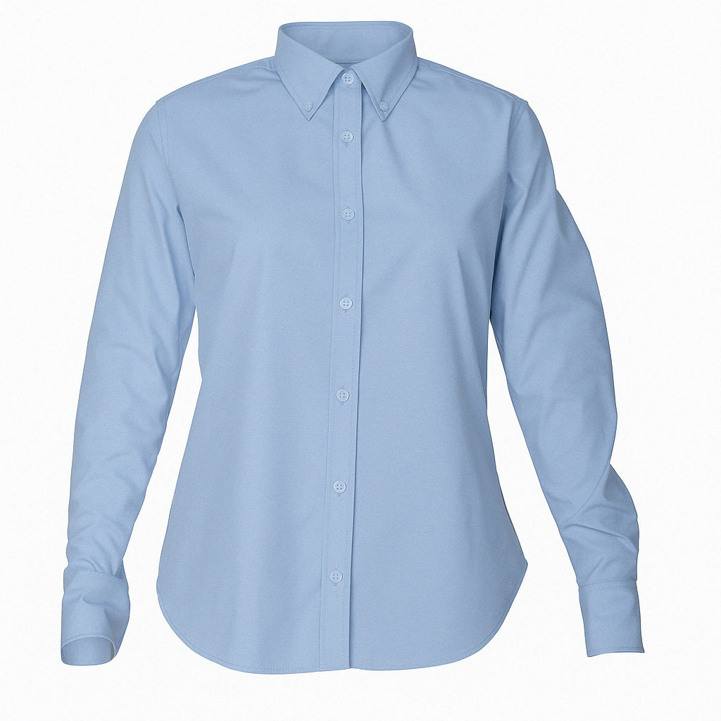 Oxford Shirt - Fitted Female L/S  [1640]
