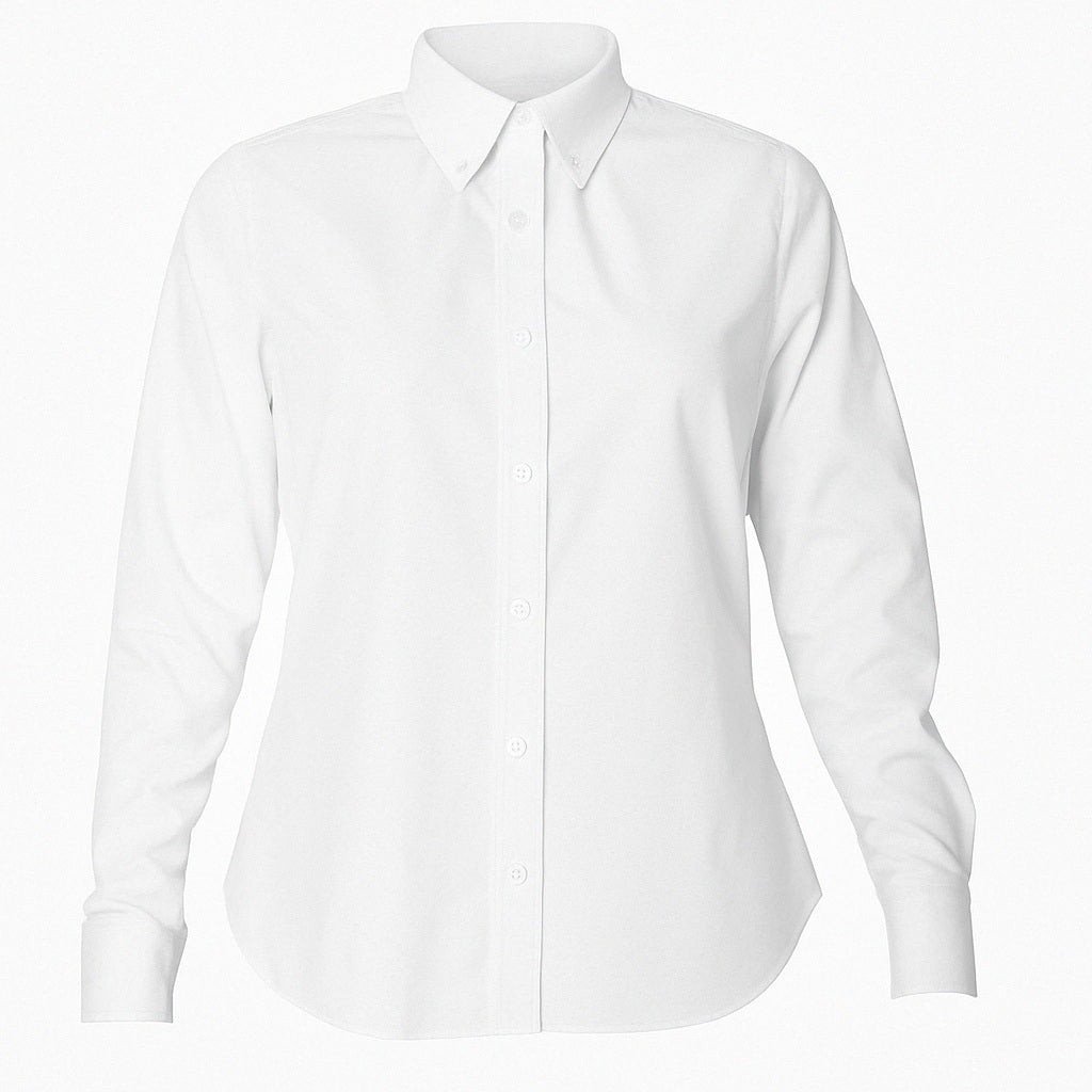 Oxford Shirt - Fitted Female L/S  [1671]