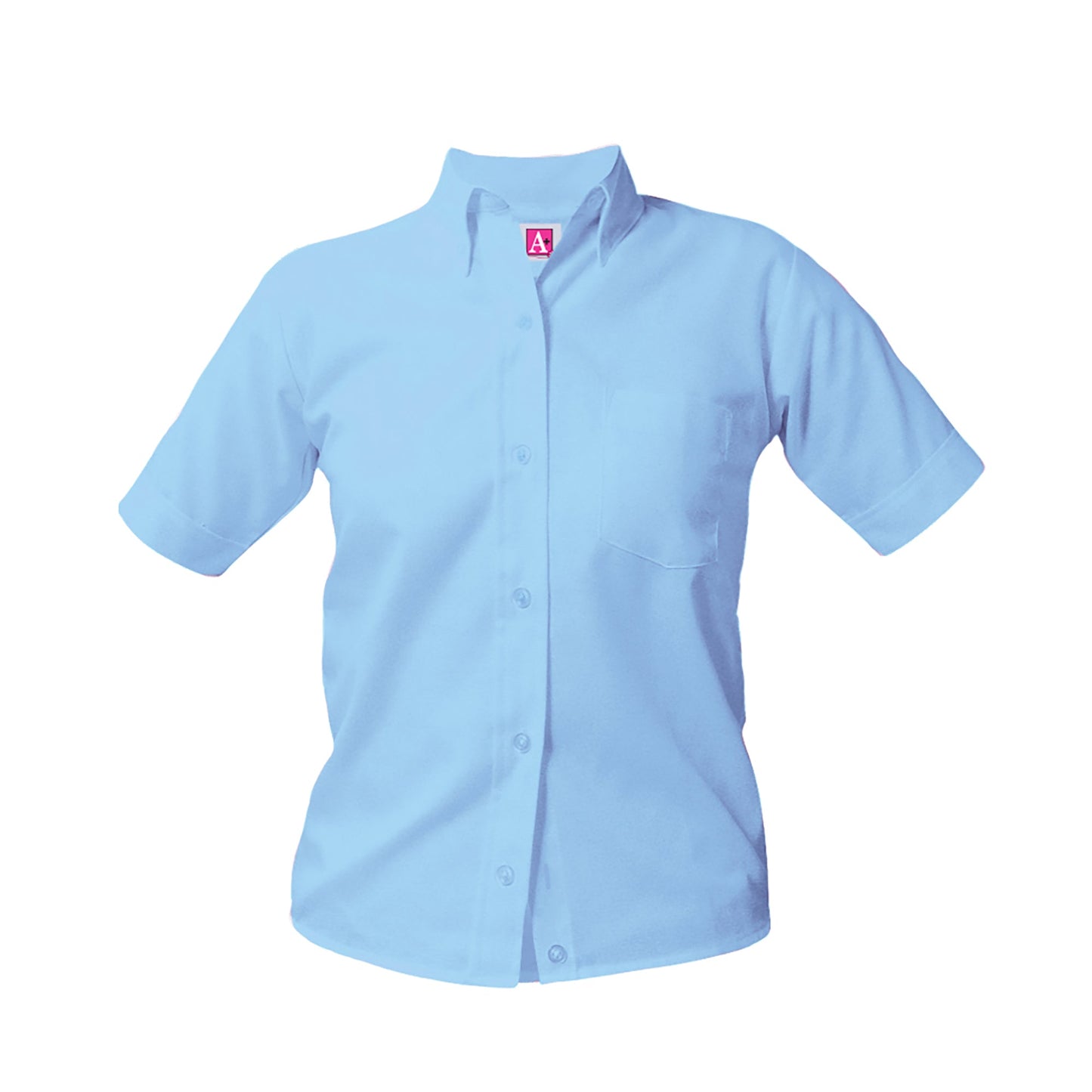 Oxford Shirt - Fitted Female S/S  [1733]