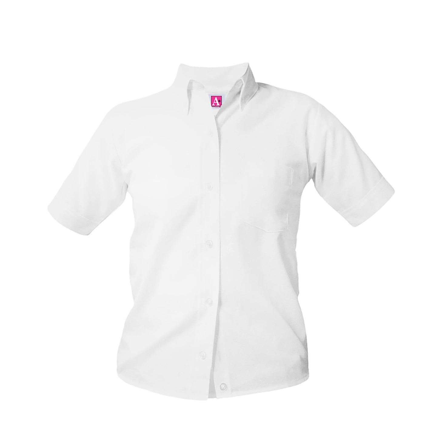 Oxford Shirt - Fitted Female S/S  [1677]