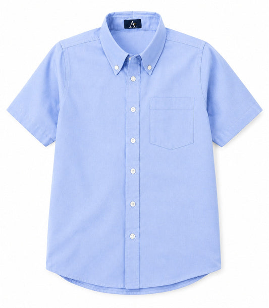 A+ Oxford Shirt - Unisex Youth S/S [1600]
