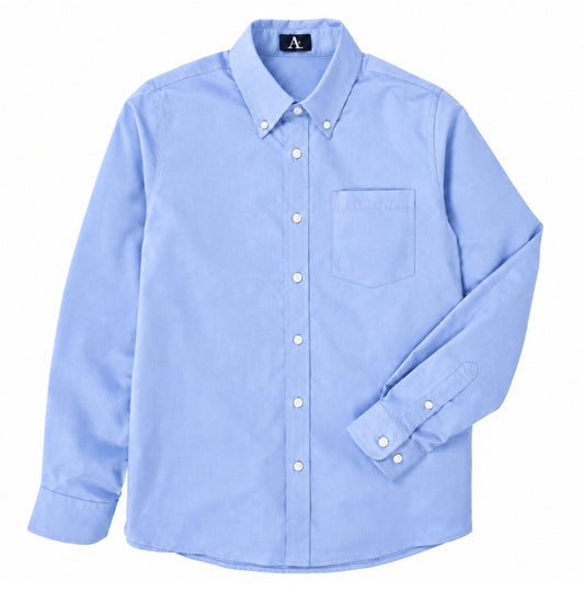 A+ Oxford Shirt – Unisex Youth L/S [1600]