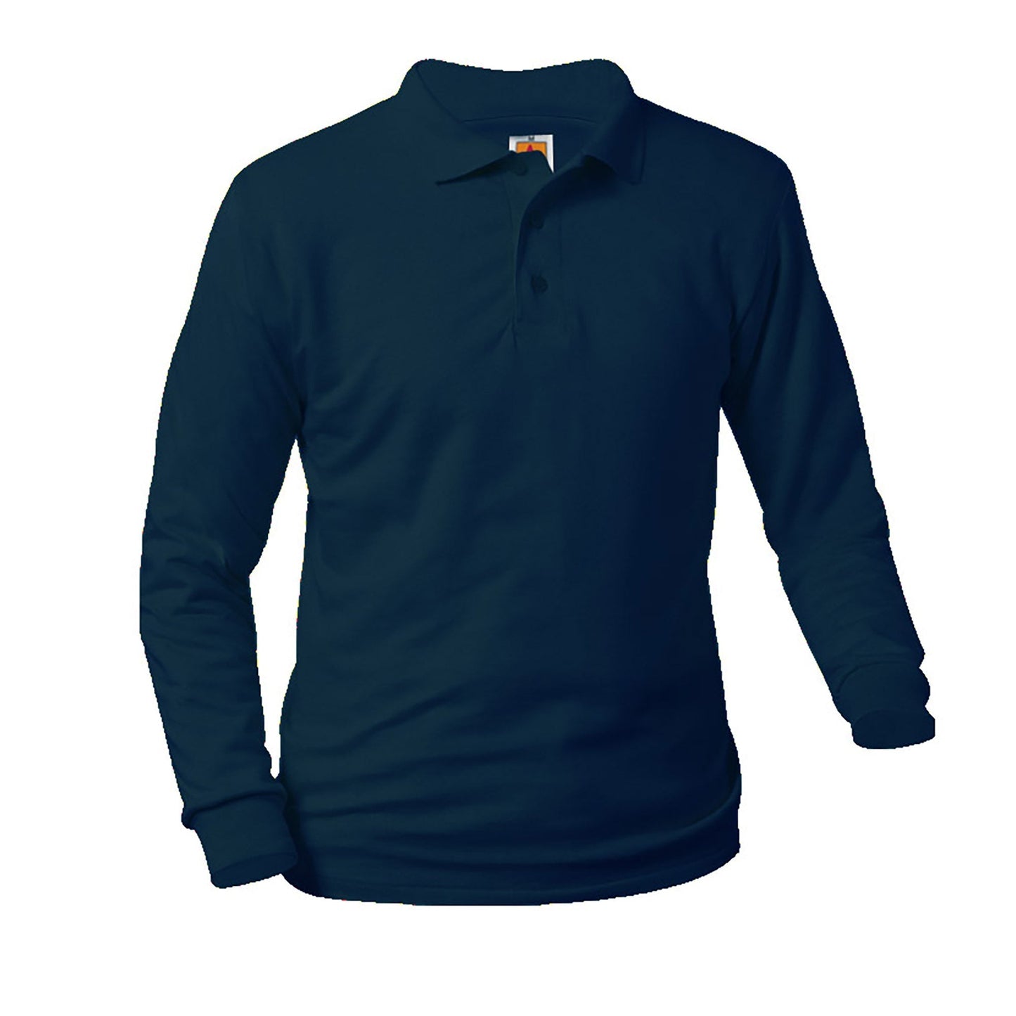 Camisa de punto interlock unisex Polo de manga larga (1629)