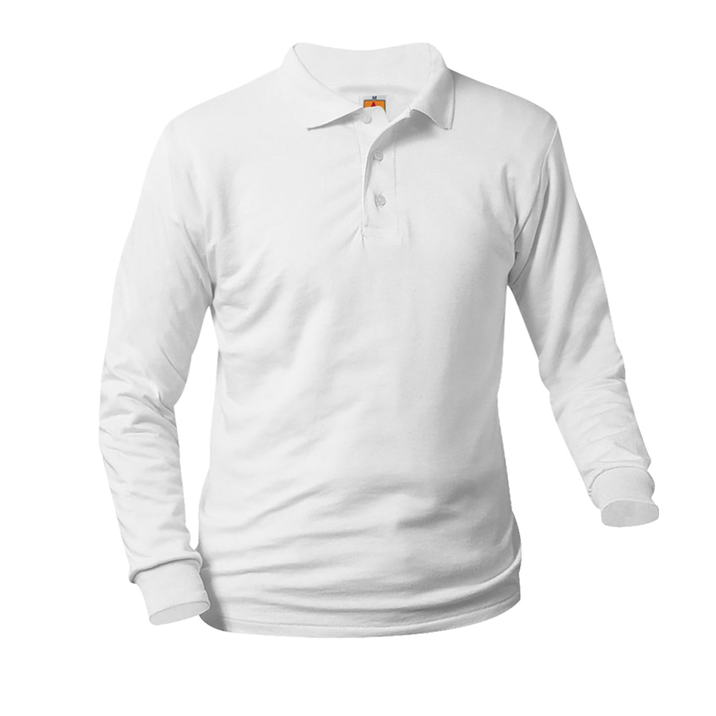Camisa de punto interlock unisex Polo de manga larga (1629)