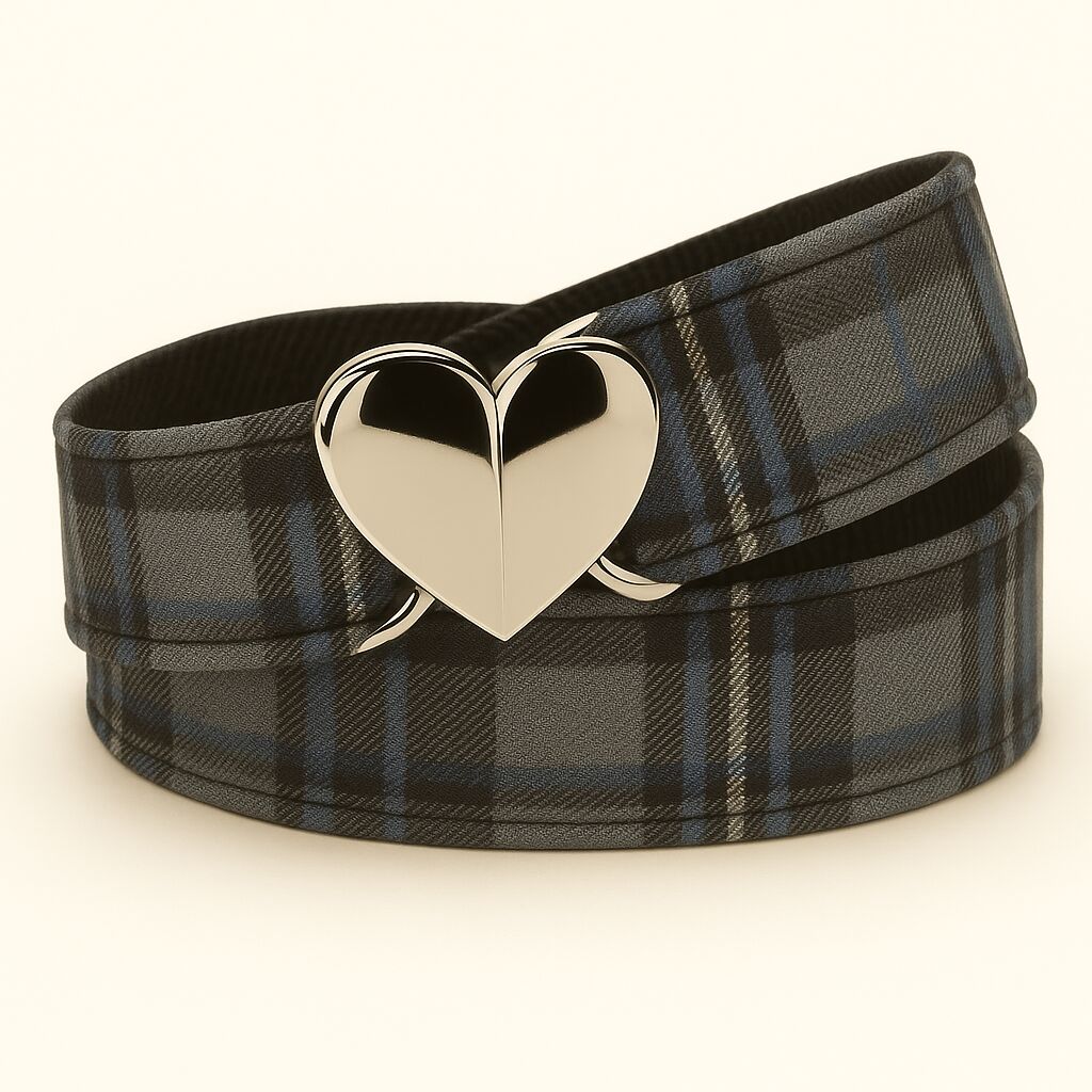 Belt - Plaid Heart [1659]