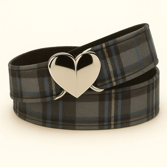 Belt - Plaid Heart [1659]