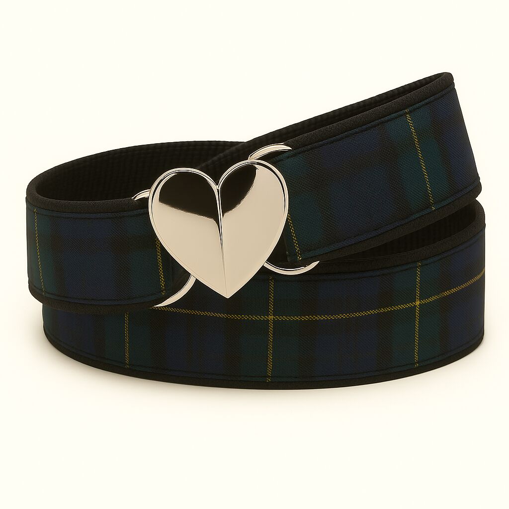 Belt - Plaid Heart [1762]