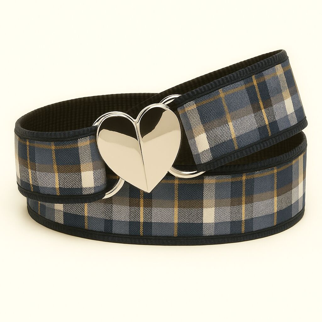 Belt - Plaid Heart [1611]