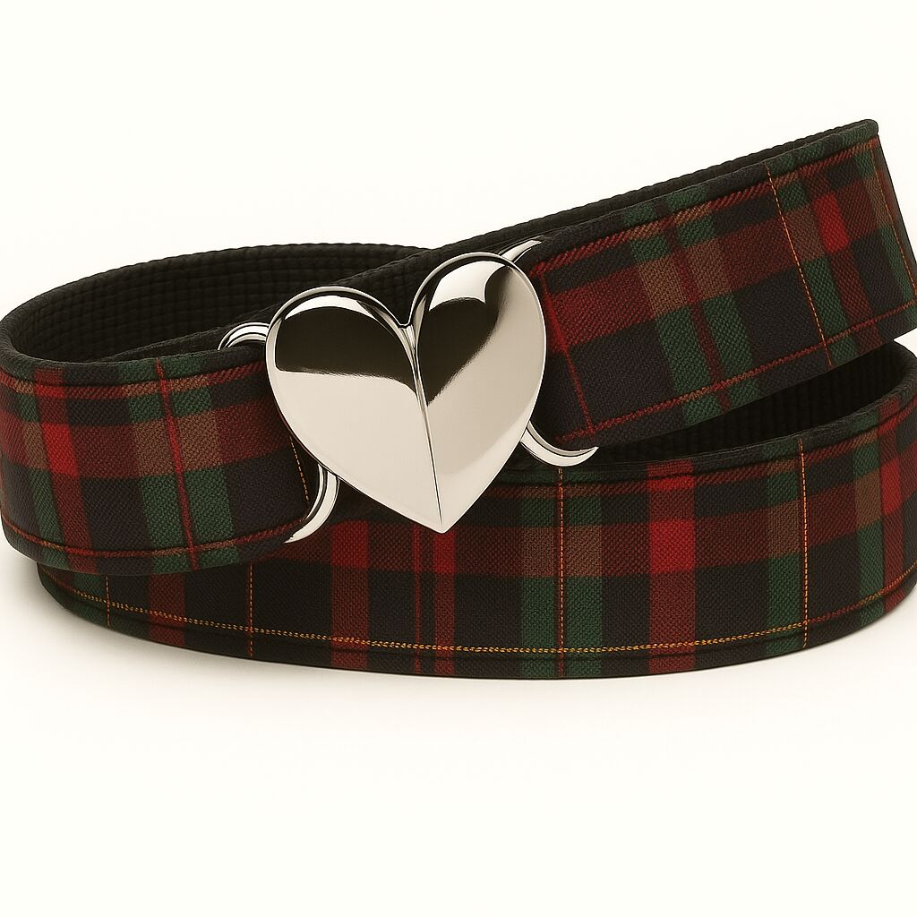 Belt - Plaid Heart [1755]