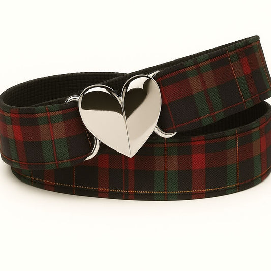 Belt - Plaid Heart [1655]