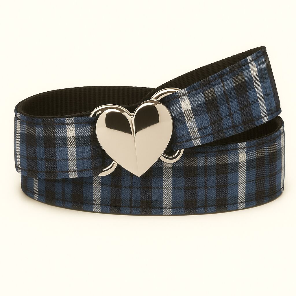 Belt - Plaid Heart [1646]