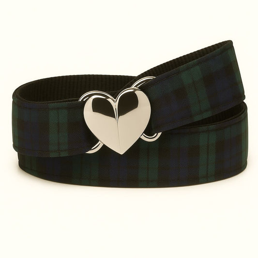Belt - Plaid Heart [1702]