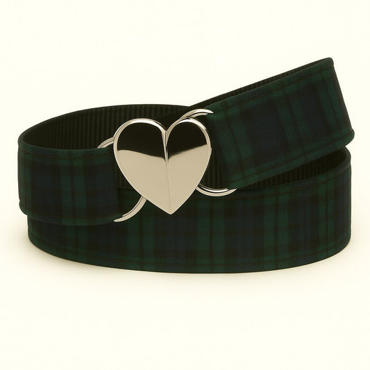 Belt - Plaid Heart [1713]
