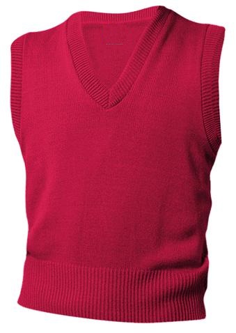 St. John the Baptist - Vermillion - Unisex V-Neck Sweater Vest