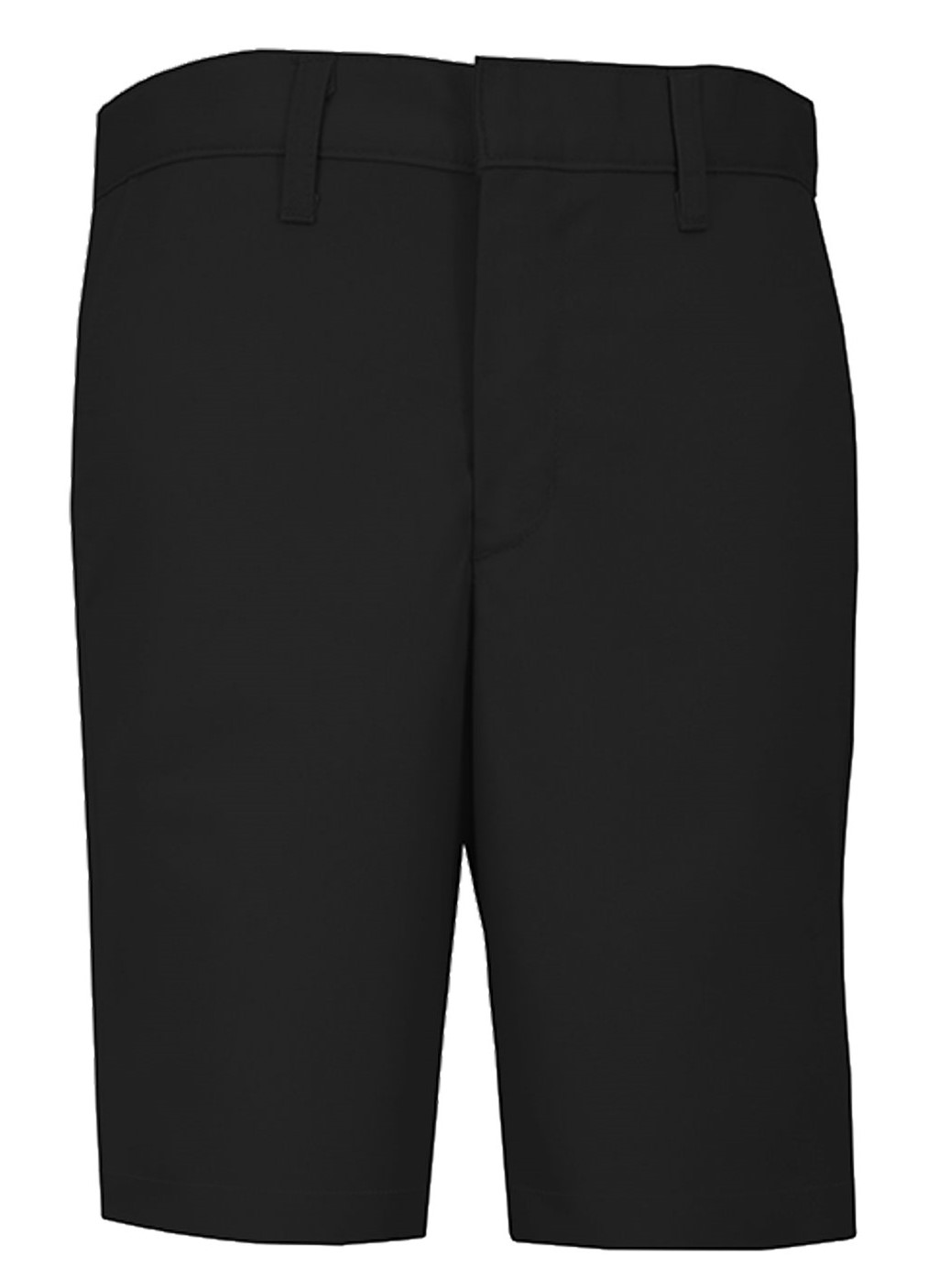 Boys Modern Fit Twill Shorts - Flat Front - #7897/7898 - Black