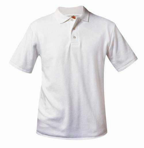 Visitation School - Unisex Interlock Knit Polo Shirt - Short Sleeve