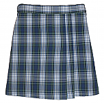 #1579 Skort with 2 Pleats - Front & Back - Plaid #80