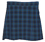 #1719 Skort with 2 Pleats - Front & Back - Plaid #27